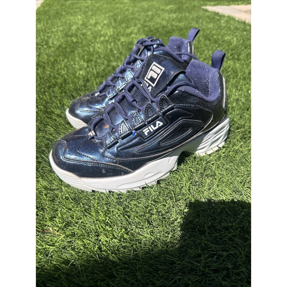 Fila Disruptor II Premium 5XM0085-421 Navy Blue Sz. 8 39 Women's